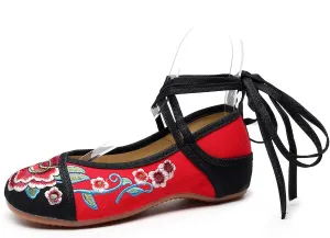 2025 Exquisite Criss-Cross Ankle Strap Lace Up Flats Shoes Women's Sandals Dressy Platform Summer Dress Dance Shoes