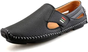ailishabroy Mens Driving Penny Loafers Faux Leather Moccasins Slip On Casual Dress Boat Shoes Designer Shoes for Men