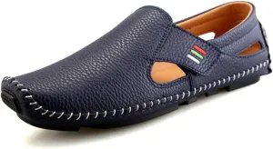 ailishabroy Mens Driving Penny Loafers Faux Leather Moccasins Slip On Casual Dress Boat Shoes Designer Shoes for Men