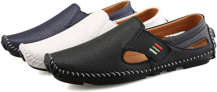 ailishabroy Mens Driving Penny Loafers Faux Leather Moccasins Slip On Casual Dress Boat Shoes Designer Shoes for Men