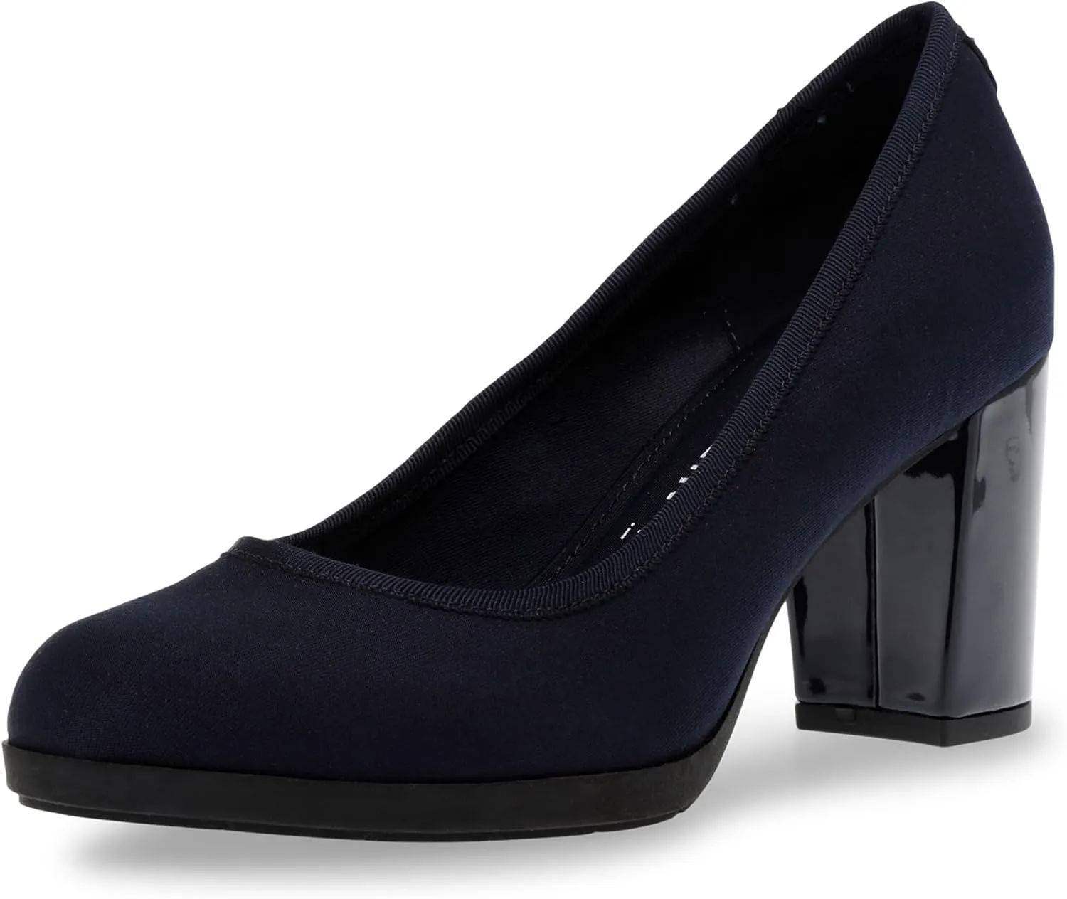 Anne Klein Womens Castana Flex Fit Block Heels