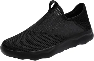 Athletic Fashion Sneakers for Men Lightweight Breathable Slip on Running Shoe Men's Comfortable Diabetic Shoes
