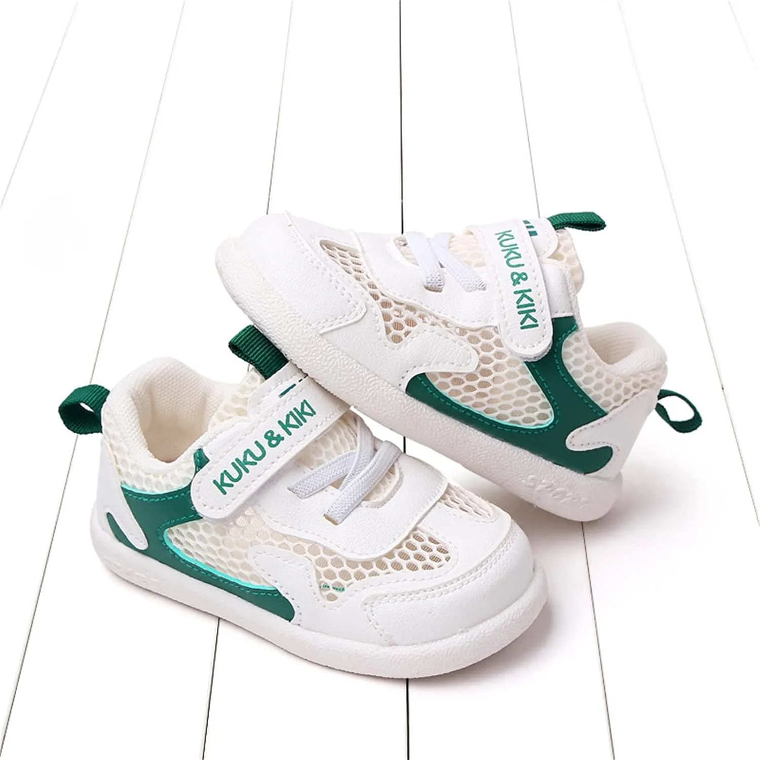 Baby Boys Girls Mesh Breathable Sneakers Non-Slip Soft Sole Lightweight Walking Shoes Toddler Sport Trainers