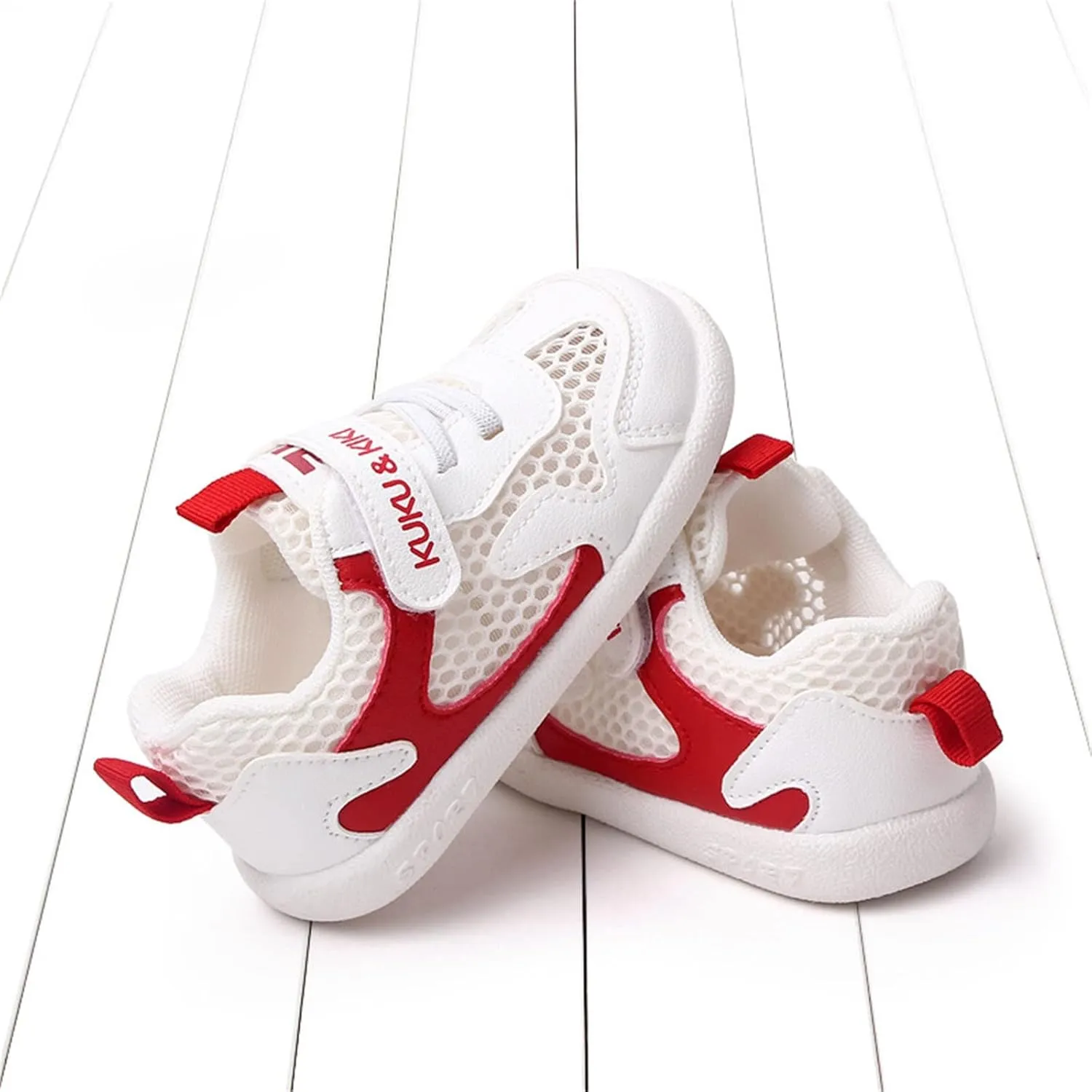 Baby Boys Girls Mesh Breathable Sneakers Non-Slip Soft Sole Lightweight Walking Shoes Toddler Sport Trainers
