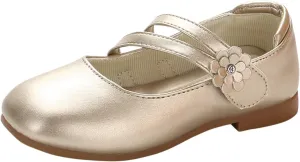 Baby Girls Dress Shoes Flower Girl Little Kids Mary Jane Ballet Flats Flower Wedding Party Communion Shoes