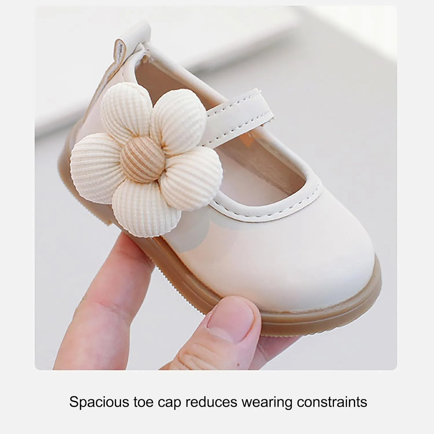 Baby Girls Dress Shoes Mary Jane Flats for Party School Wedding Ballet Shoes Flower Girls Dress Shoes