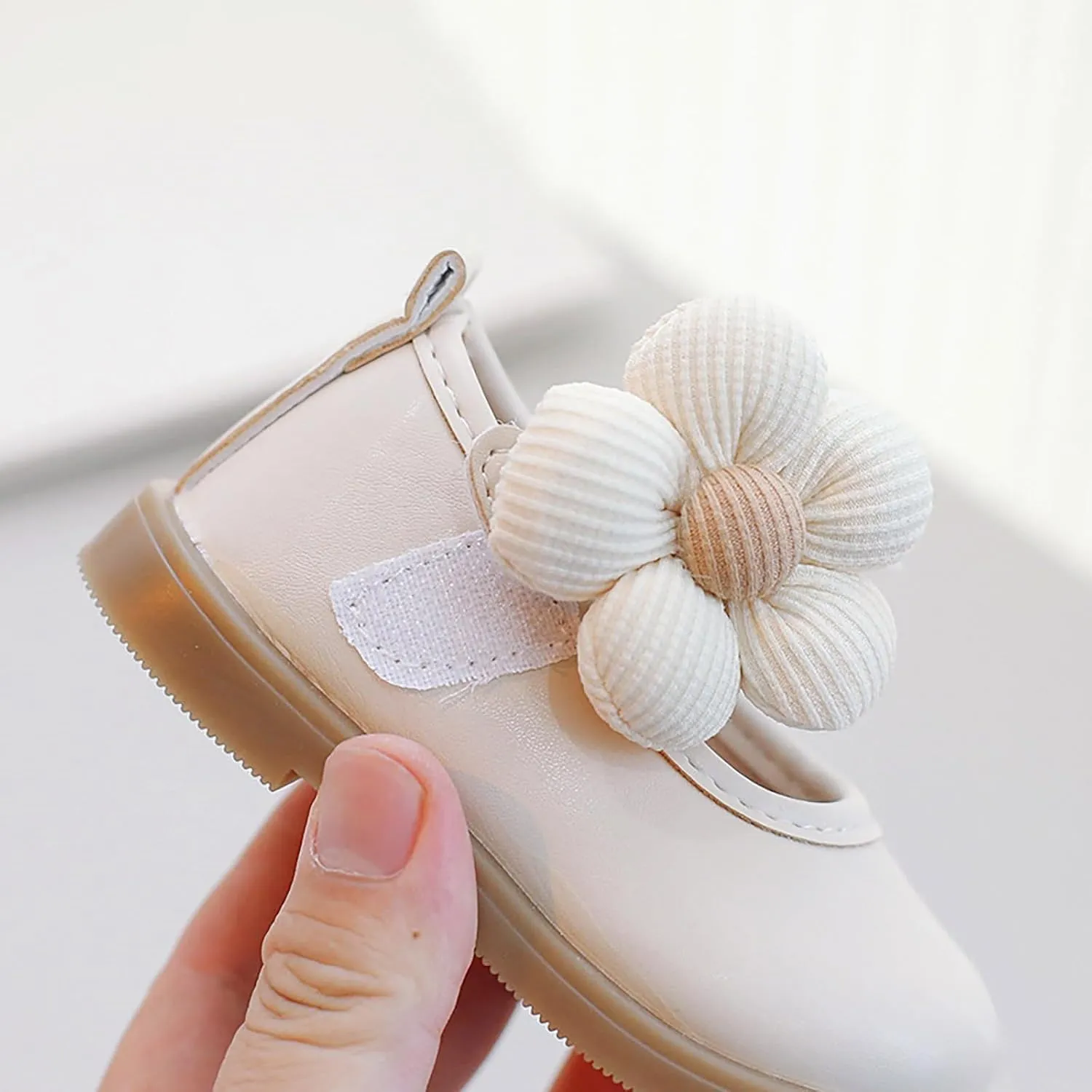 Baby Girls Dress Shoes Mary Jane Flats for Party School Wedding Ballet Shoes Flower Girls Dress Shoes
