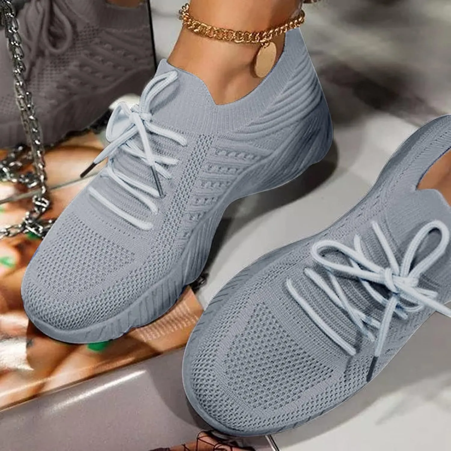 Black Casual Sneakers for Women Platform Women's Black Slip On Tennis Shoes Walking Shoes for Women Slip Ons Women's Sneakers Wide Feet Zapatos Cerrados De Mujer De Vestir Elegantes Comodos