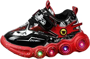 Boys Basketball Shoes Sneakers for Boys Children's Luminous Light Shoes Fashion Trend Mesh Athletic