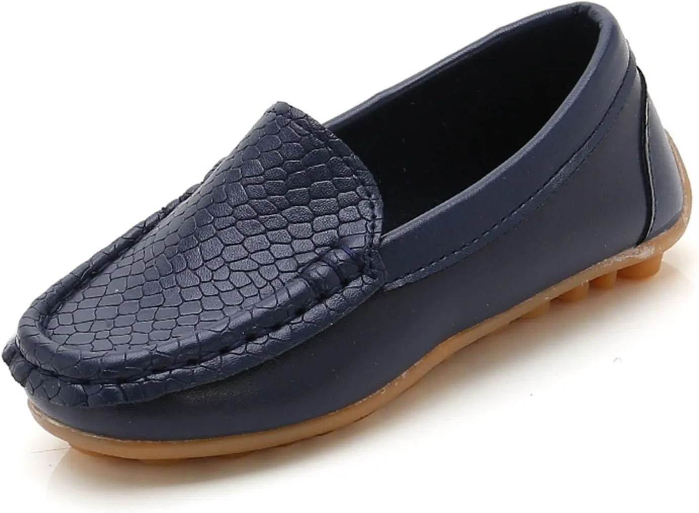 Boys Girls Loafers Soft Slip On Oxford Dress Flats Kids Toddler Casual Boat Shoes School Uniform Moccasin Walking Shoes