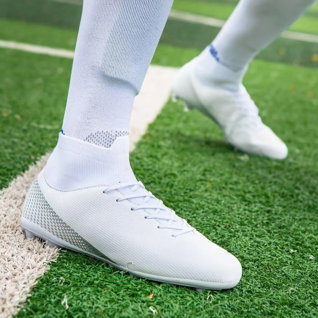Boys Girls Soccer Cleats Kids Athletic Football Shoes Professional Training Sneakers