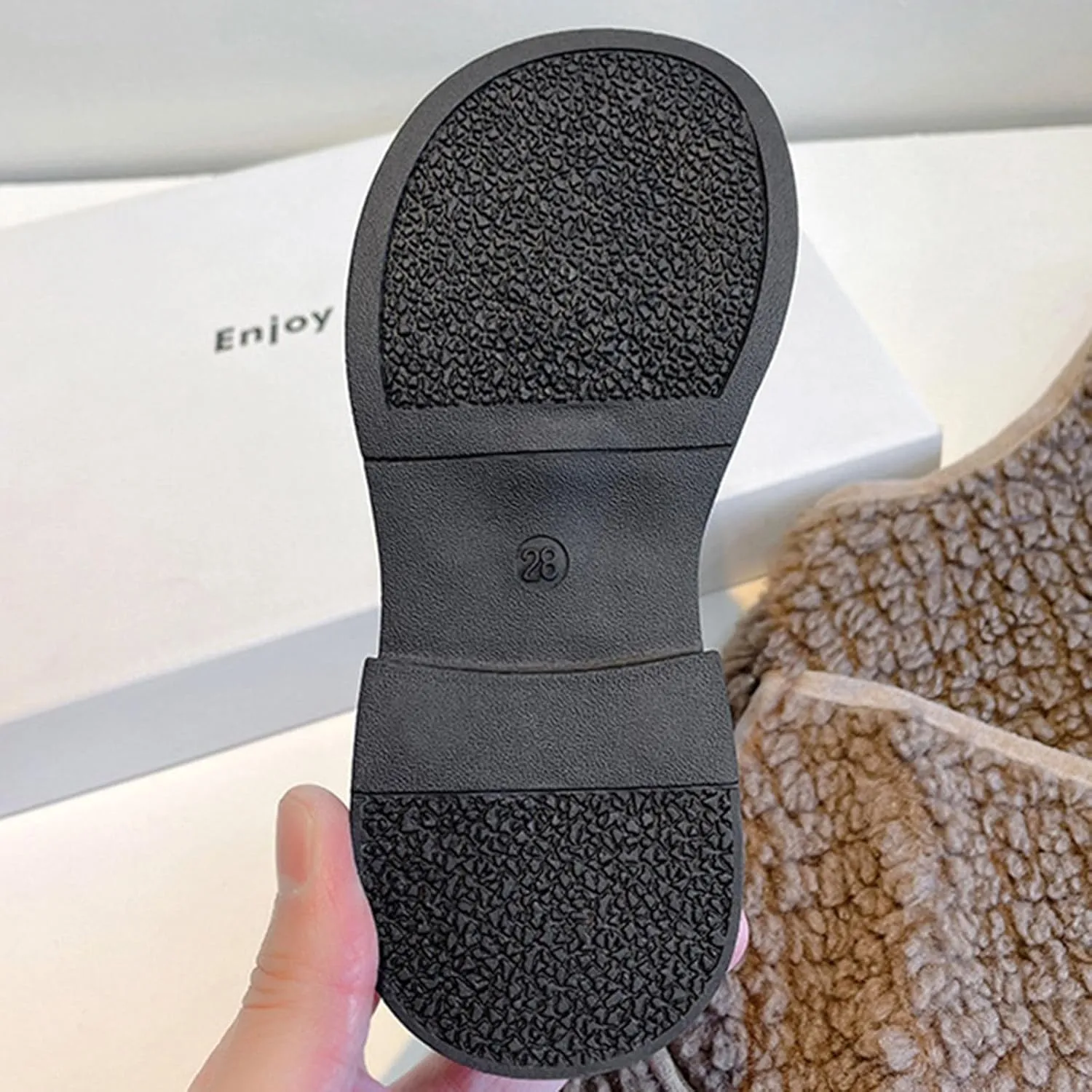 Chunky Loafers for Girls Platform Classic Dress Shoes Little Kid PU Leather Rubber Sole Oxford School Uniform Wedding