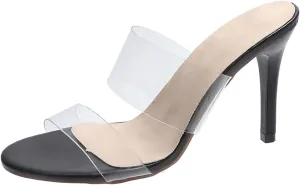 Clear Heels for Women 2025 Sexy High Heel Stiletto Clear Platform Sandal Heels Exotic Platform Dancer Shoes
