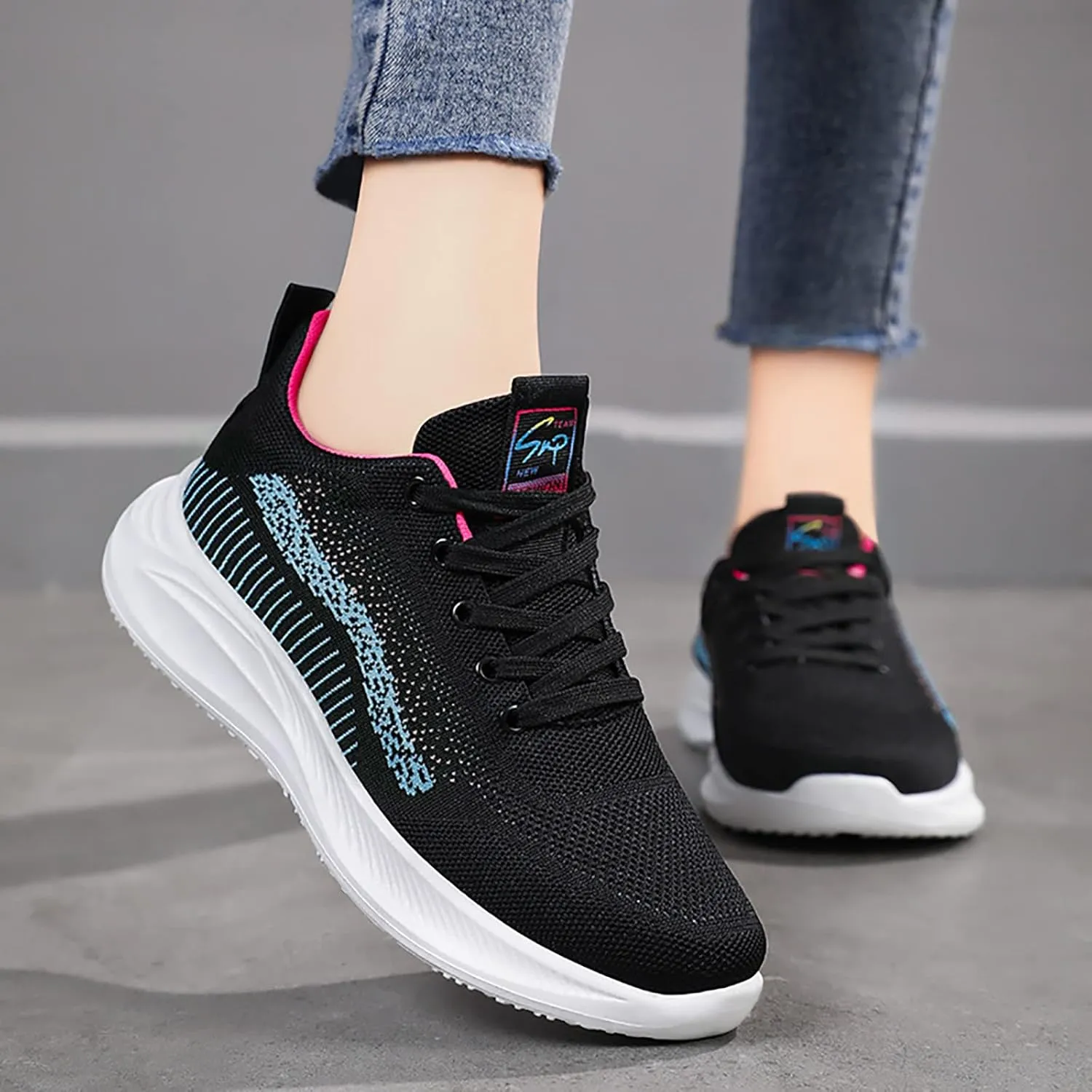 Comfortable White Sneakers for Women Arch Support Sneakers for Women Hiking Shoes Women Size 7.5 White High Top Platform Sneakers for Women Zapatos para Mujer De Vestir Comodos Bajitos