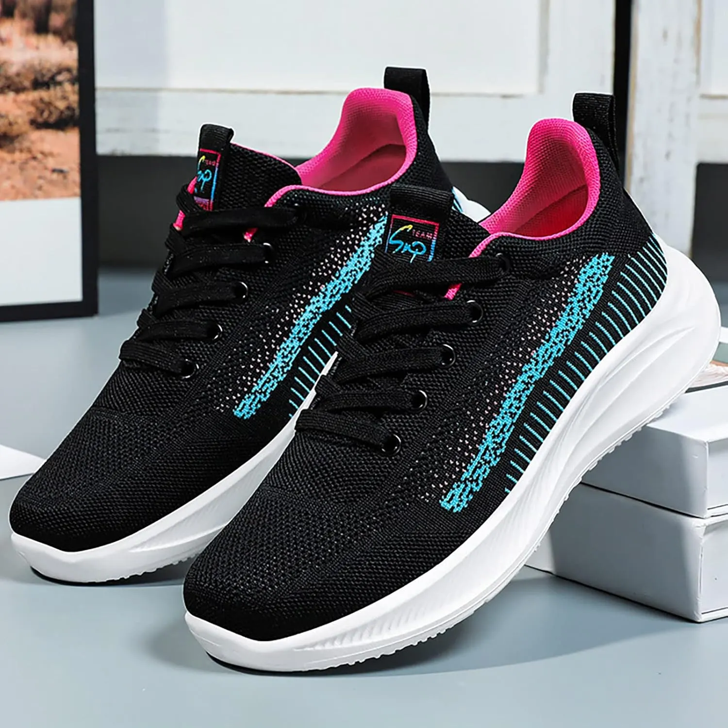 Comfortable White Sneakers for Women Arch Support Sneakers for Women Hiking Shoes Women Size 7.5 White High Top Platform Sneakers for Women Zapatos para Mujer De Vestir Comodos Bajitos