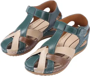 Cork Slide Sandals for Women Size Beauty Sandals Hollow Large Wedge Women Heel Shoes Women's sandals