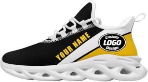 Custom Mens Baseball Shoes Personalized Lightweight Running Sneakers Lace-up Hiking Sport Shoes Casual Footwear