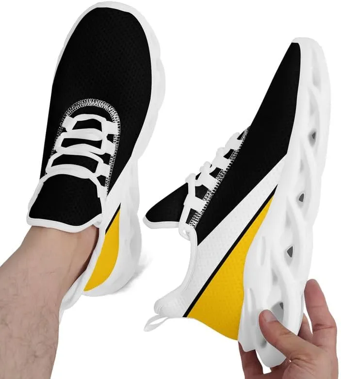Custom Mens Baseball Shoes Personalized Lightweight Running Sneakers Lace-up Hiking Sport Shoes Casual Footwear