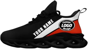 Custom Mens Baseball Shoes Personalized Lightweight Running Sneakers Lace-up Hiking Sport Shoes Casual Footwear