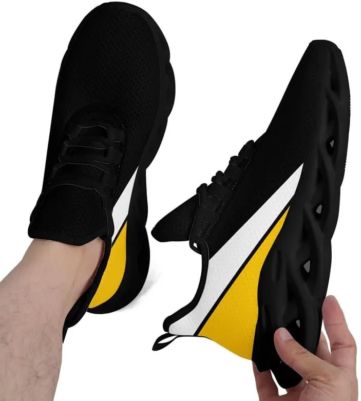 Custom Mens Baseball Shoes Personalized Lightweight Running Sneakers Lace-up Hiking Sport Shoes Casual Footwear