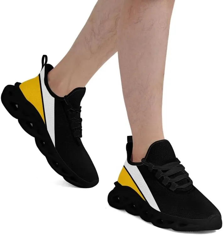 Custom Mens Baseball Shoes Personalized Lightweight Running Sneakers Lace-up Hiking Sport Shoes Casual Footwear