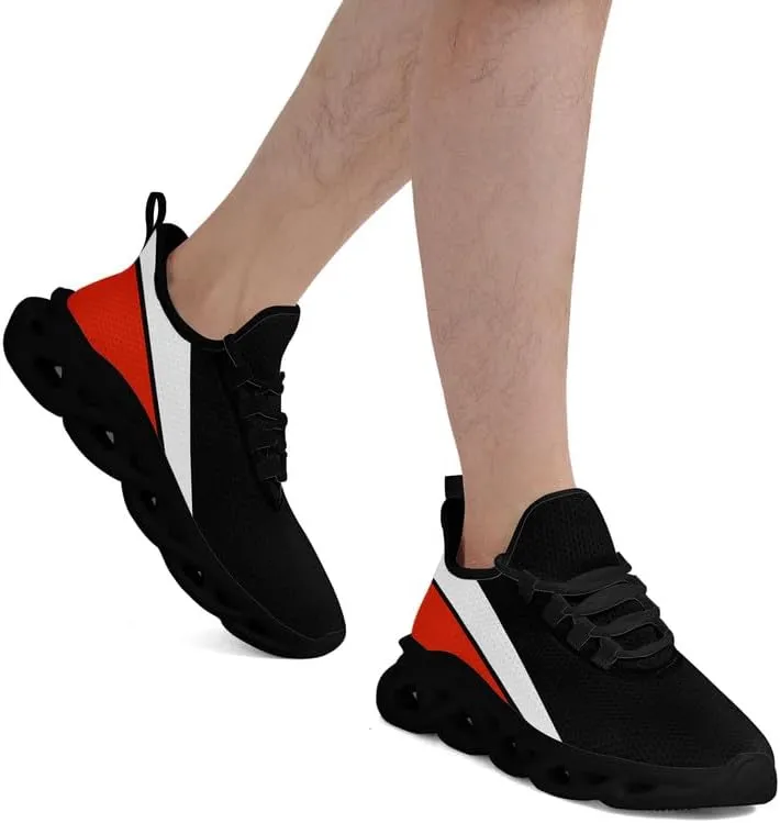 Custom Mens Baseball Shoes Personalized Lightweight Running Sneakers Lace-up Hiking Sport Shoes Casual Footwear