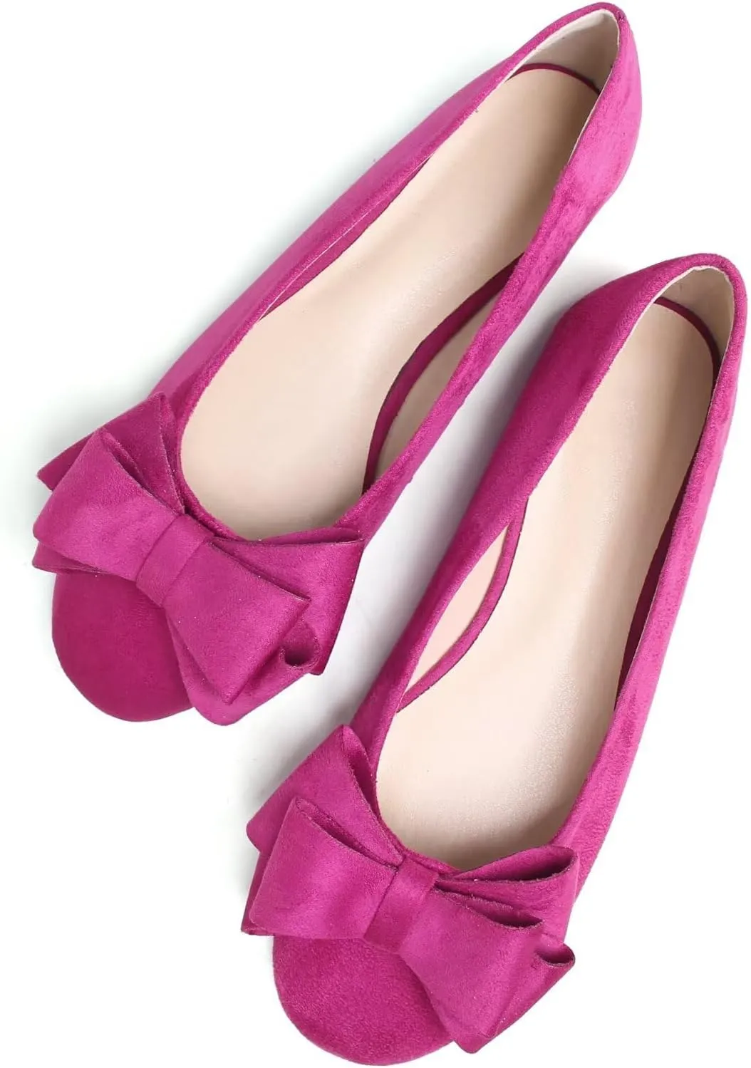 Dear Time Women's Casual Business Ballet Closed Round Toe Flats Slip On Soft Comfy Office Shoes Non Slip for Work Driving Loafers Shoes