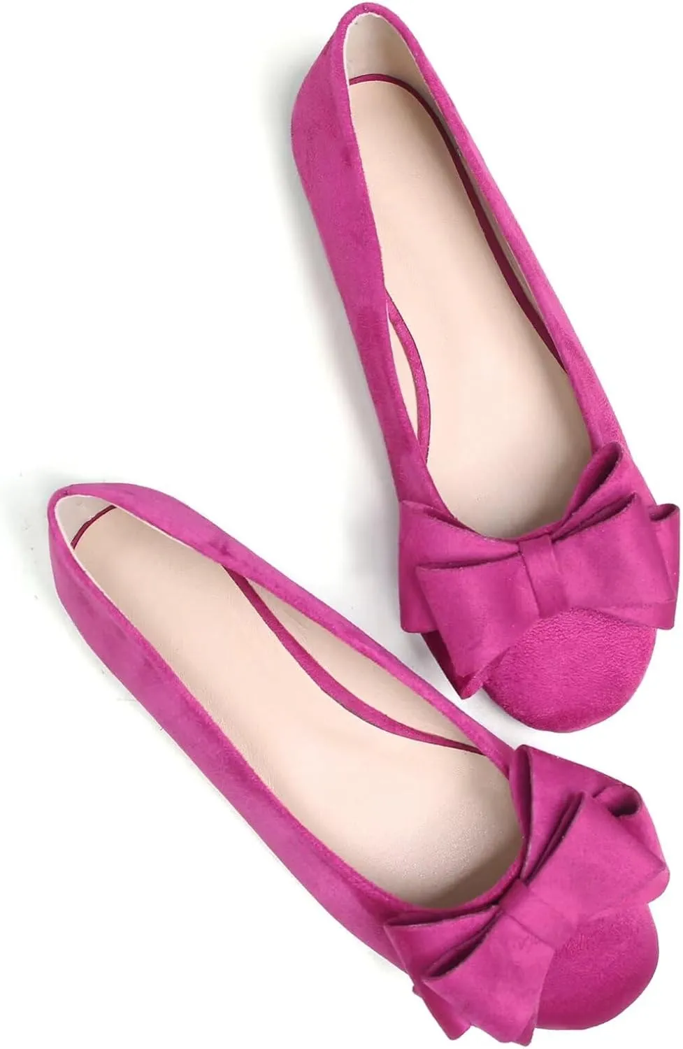 Dear Time Women's Casual Business Ballet Closed Round Toe Flats Slip On Soft Comfy Office Shoes Non Slip for Work Driving Loafers Shoes