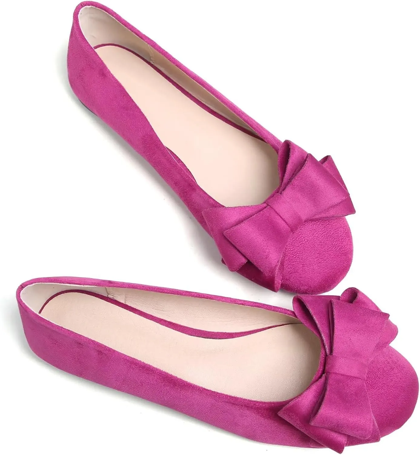 Dear Time Women's Casual Business Ballet Closed Round Toe Flats Slip On Soft Comfy Office Shoes Non Slip for Work Driving Loafers Shoes