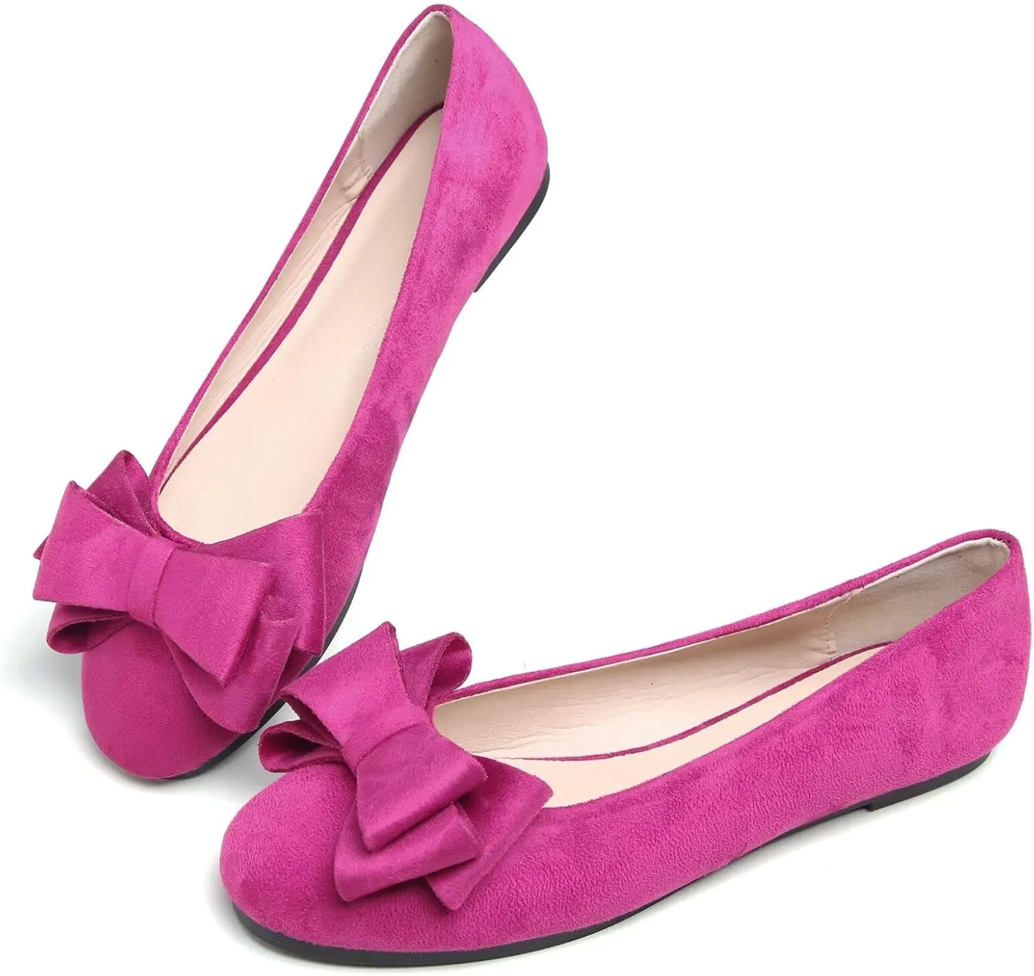 Dear Time Women's Casual Business Ballet Closed Round Toe Flats Slip On Soft Comfy Office Shoes Non Slip for Work Driving Loafers Shoes