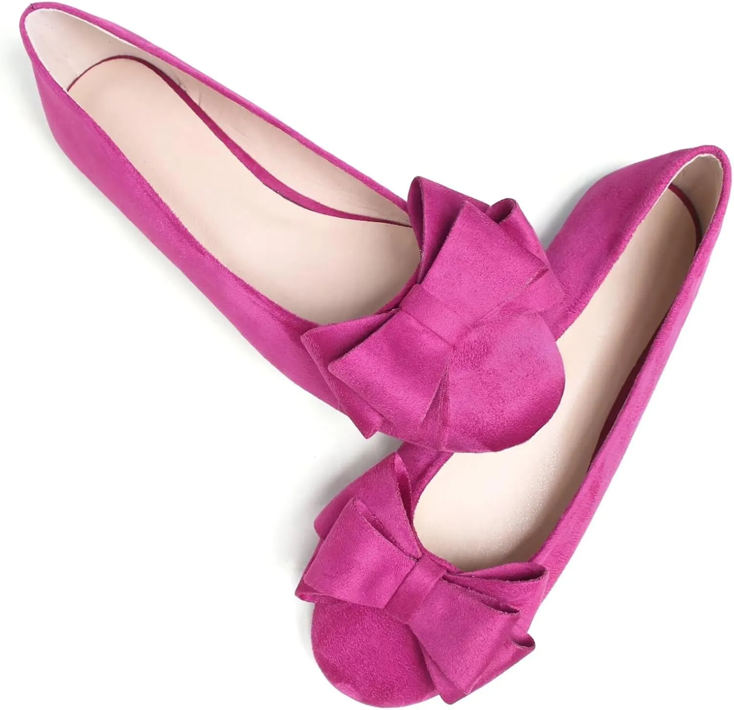 Dear Time Women's Casual Business Ballet Closed Round Toe Flats Slip On Soft Comfy Office Shoes Non Slip for Work Driving Loafers Shoes