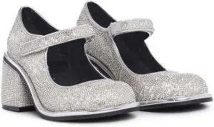 Dolls Kill Desire Me Rhinestone Mary Janes by Sugar Thrillz  Pumps with Sparkling Rhinestones, Block Heels, and Hook-and-Loop Closure, Perfect for Parties and Nights Out