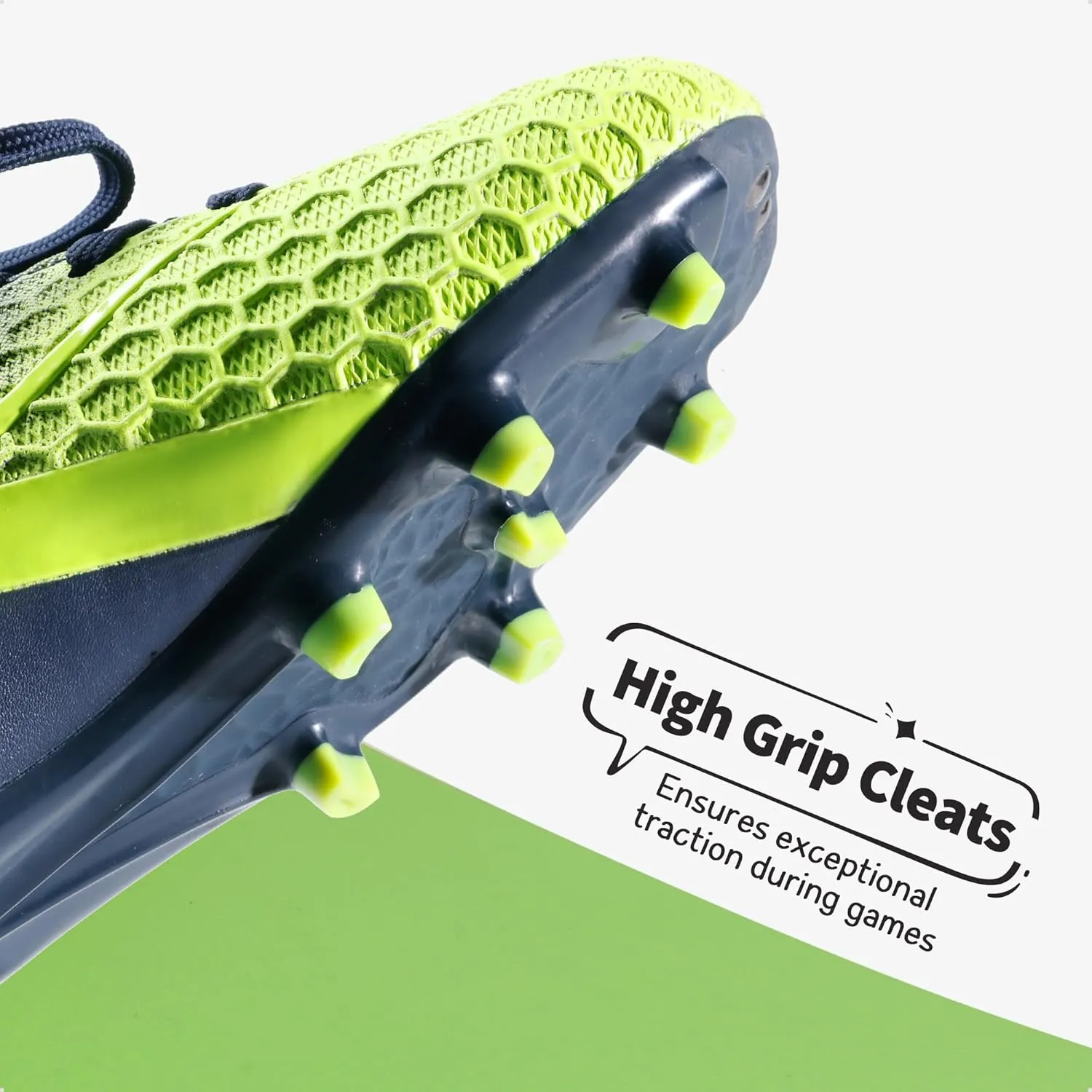 DREAM PAIRS Boys Girls Soccer Cleats Youth Firm Groud Outdoor Sport Athletic High Top Football Shoes for Little/Big Kid