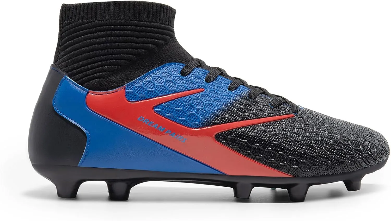 DREAM PAIRS Men's High Tops Lace Up Soccer Cleats, Lightweight Professional Athletic Football Cleats Mens Athletic Shoes for Training Soccer
