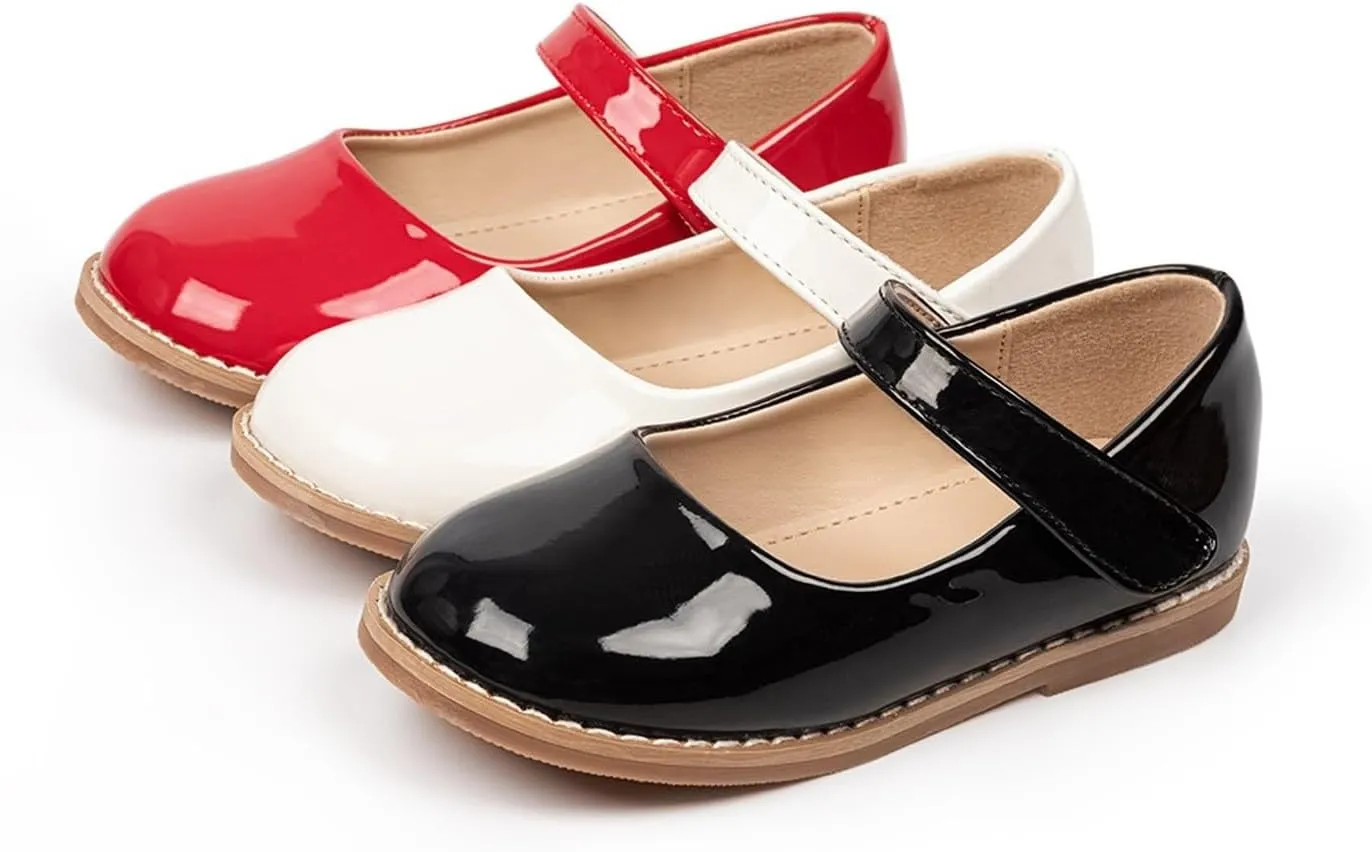 Dress Shoes for Girls Patent Leather Shoes Toddler Girls Shoes Wedding Party Girls School Mary Jane Shoes