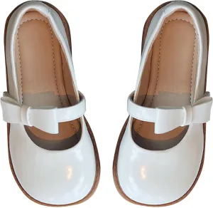 Dress Shoes for Toddler Girls Little Girls Loafers School Uniform Mary Jane Flats for Girls Thick Non-Slip Sole Casual