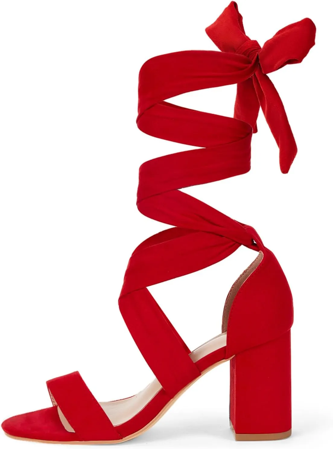 Elisabet Tang Women's Sandals Chunky Heels Lace Up Block Heels Open Toe Crisscross Strappy sandals Heel Sandals Fashsion Casual Prom Shoes For Women