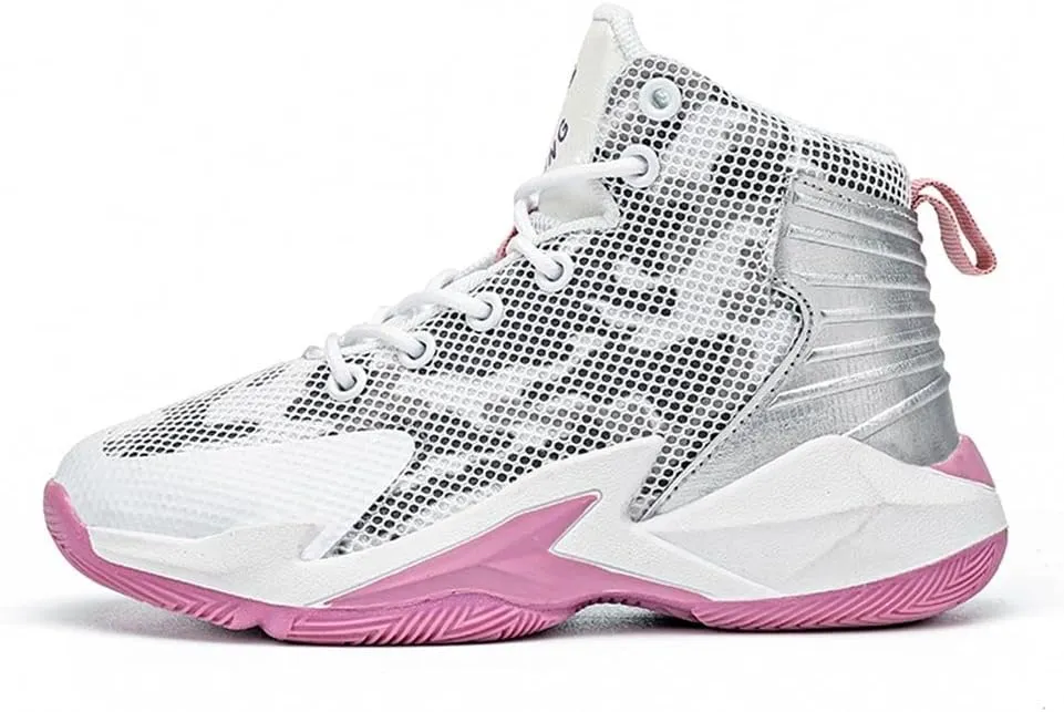 ESXGED Unisex Womens Fashion Mesh Comfy Non-Slip Breathable Basketball Shoes Mens Sports Athletic Running Tennis Casual Youth Sneakers