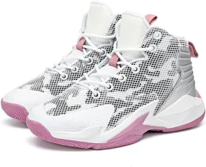 ESXGED Unisex Womens Fashion Mesh Comfy Non-Slip Breathable Basketball Shoes Mens Sports Athletic Running Tennis Casual Youth Sneakers