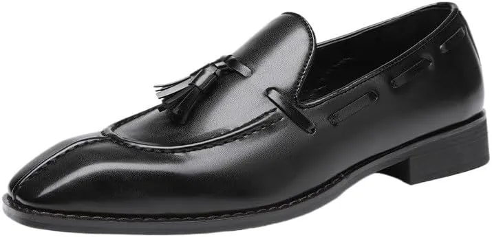 Fashion Large Size Mens Casual Shoes Light Slip on Man Tassels Loafers Designer Leather Moccasins Wedding Party Leather Shoes