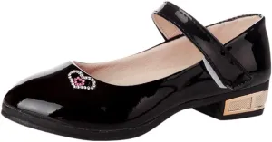 Girls Dress Shoes Mary Jane Shoes for Girls Flower Girl Shoes for Party Wedding School Low Heel Flats