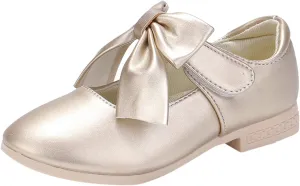 Girls Mary Jane Dress Shoes Bows Low Heels Flower Girl Wedding Church Shoes Toddler Little Kids Pump Shoes