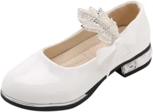 Girls Mary Jane Shoes Dress Shoes Flower Girl School Shoes Pump Patent Leather Shoes Low Heel Flats for Wedding Party