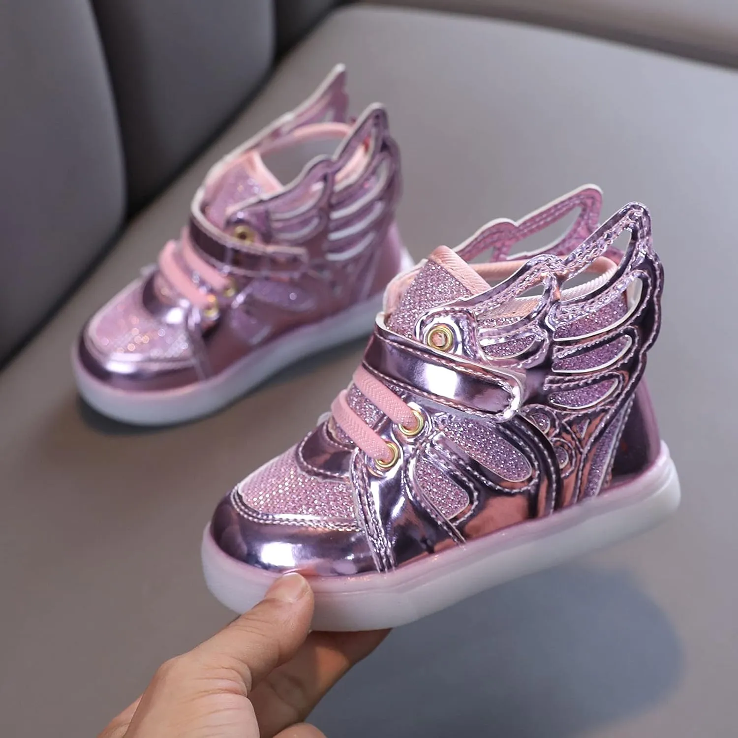 Girls Shoes Size 13 Light Children Baby Girls Sport Luminous Shoes Bling Kids Led Baby Shoes Light up Shoes 4t
