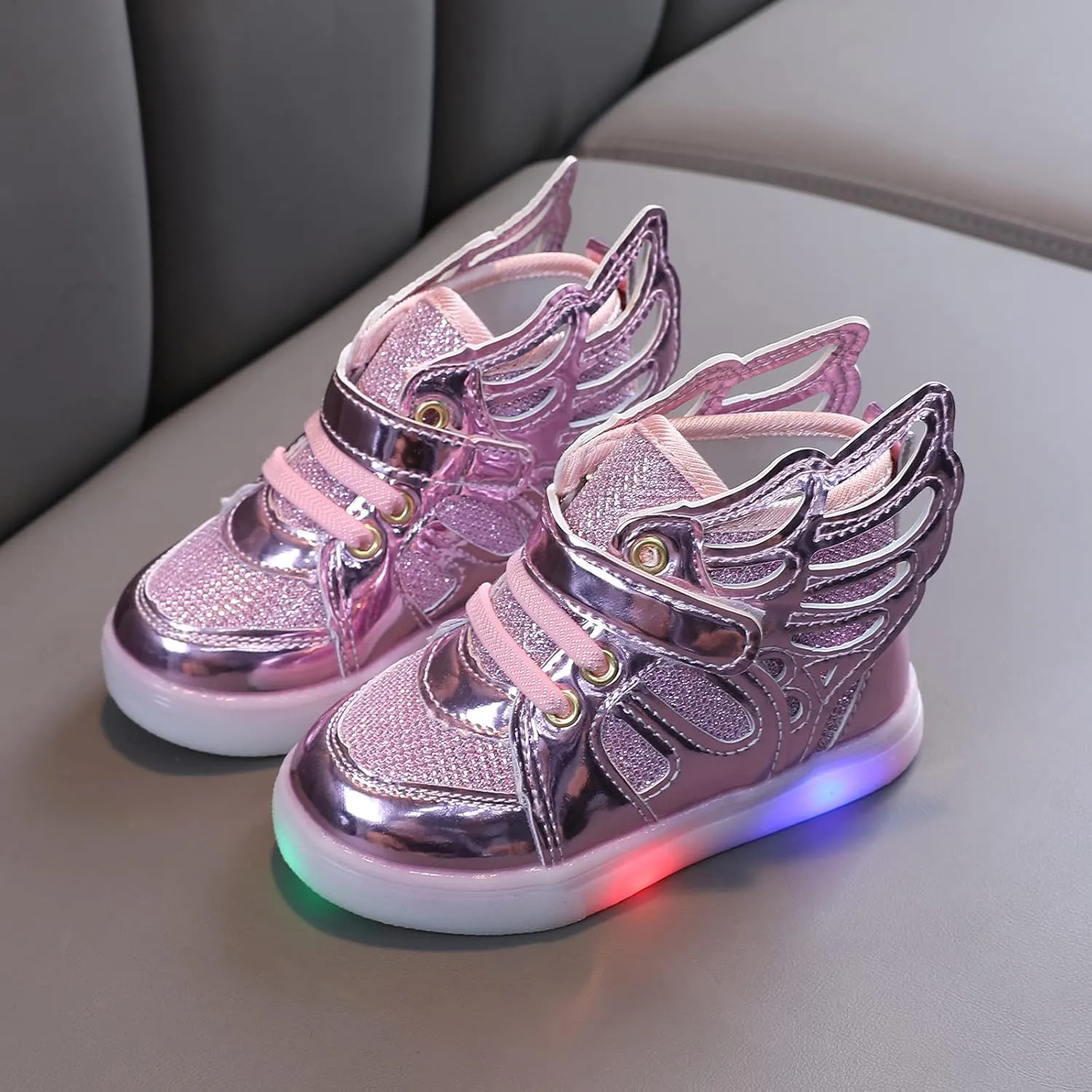 Girls Shoes Size 13 Light Children Baby Girls Sport Luminous Shoes Bling Kids Led Baby Shoes Light up Shoes 4t