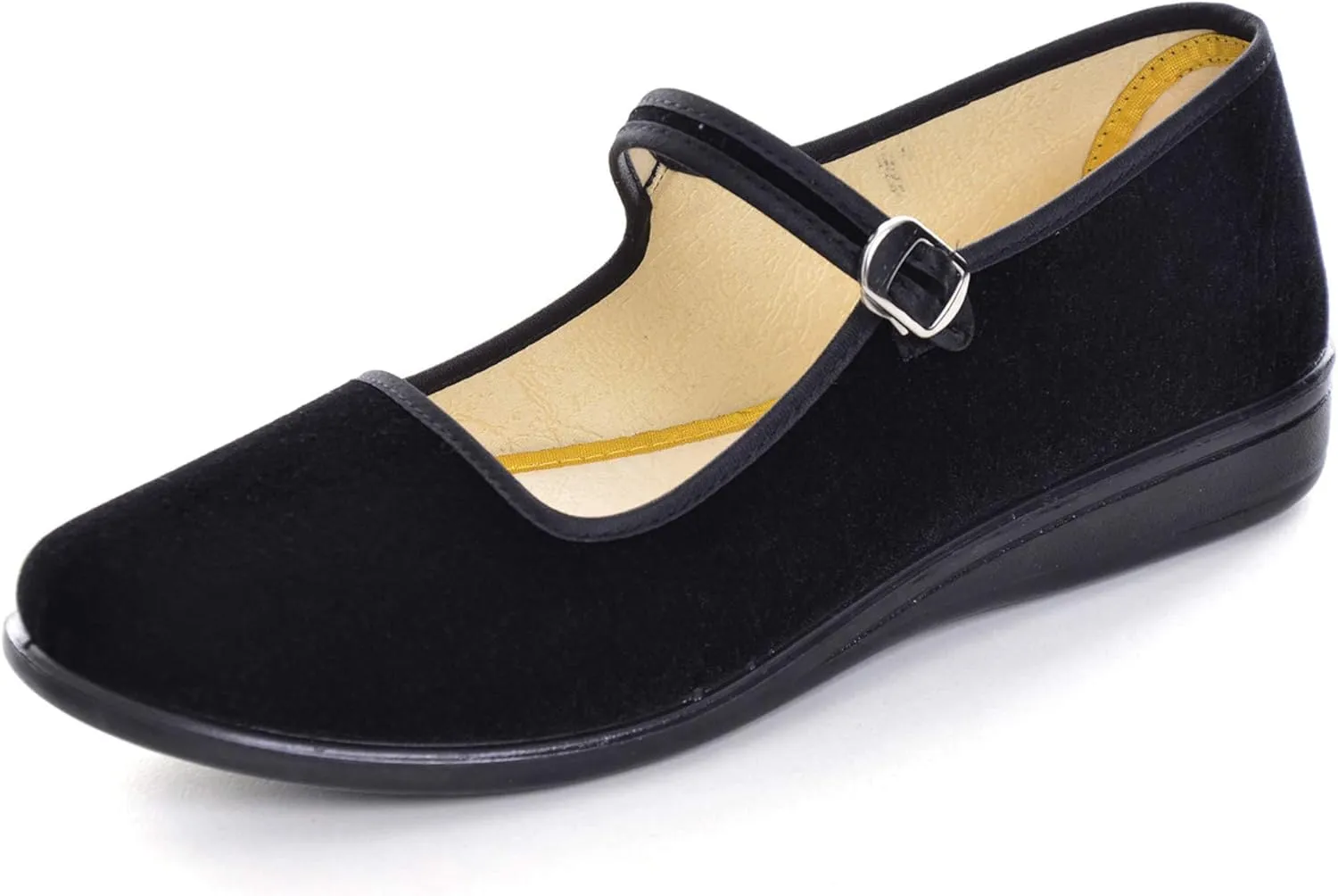 Hee grand Chinese Style Embroidered Flats for Women Comfort Slip on Walking Shoes Mary Jane Shoes
