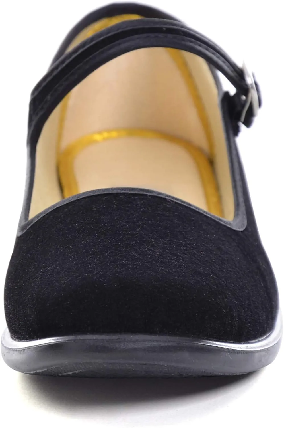 Hee grand Chinese Style Embroidered Flats for Women Comfort Slip on Walking Shoes Mary Jane Shoes