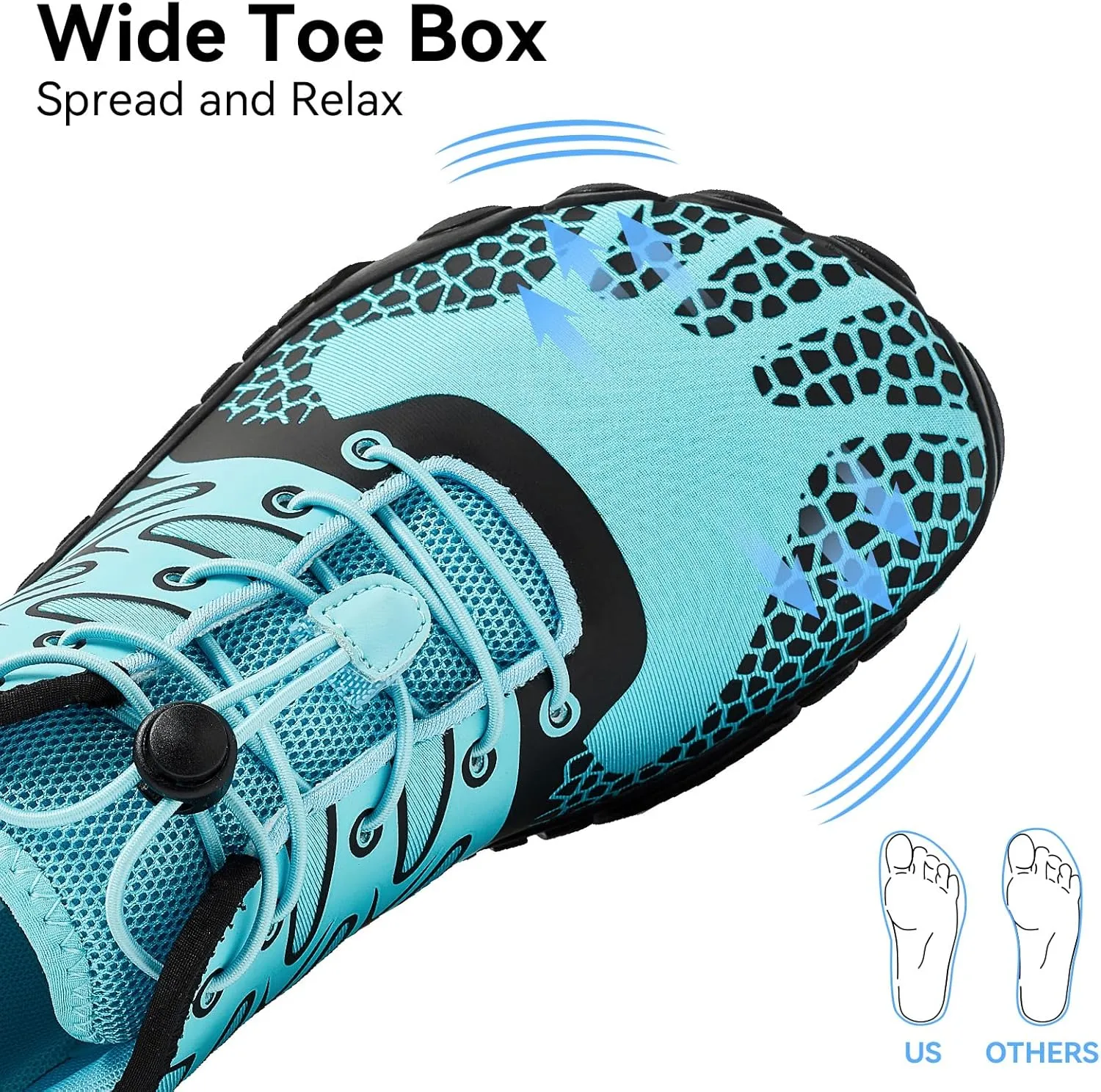 HOBIBEAR Barefoot Shoes Men Women Wide Toe Box Zero Drop Minimalist Cross Training Unisex