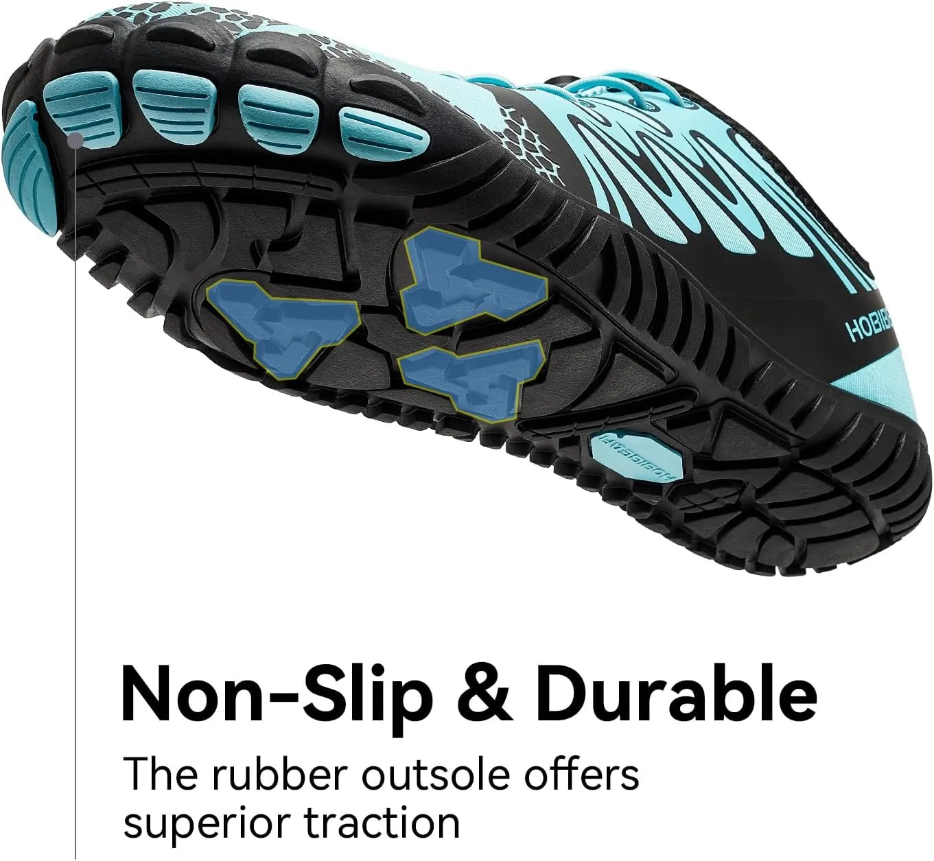 HOBIBEAR Barefoot Shoes Men Women Wide Toe Box Zero Drop Minimalist Cross Training Unisex