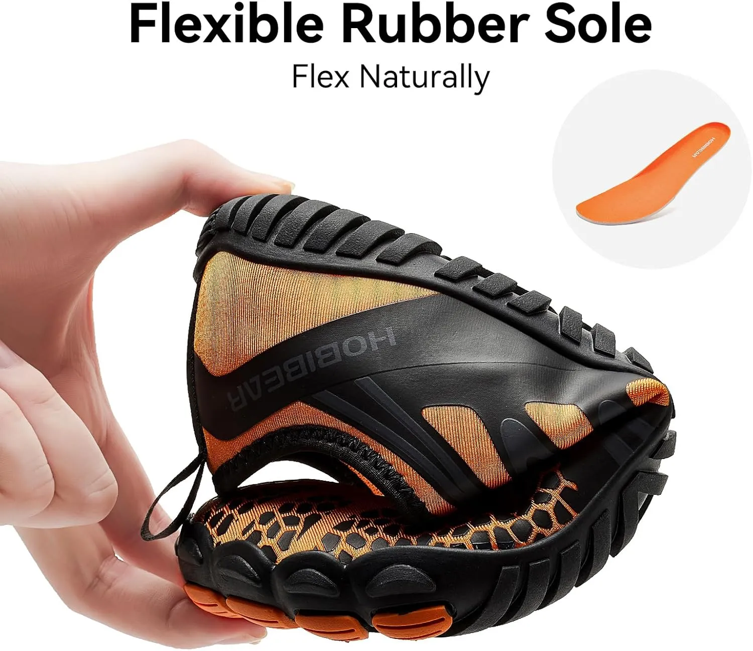 HOBIBEAR Barefoot Shoes Men Women Wide Toe Box Zero Drop Minimalist Cross Training Unisex